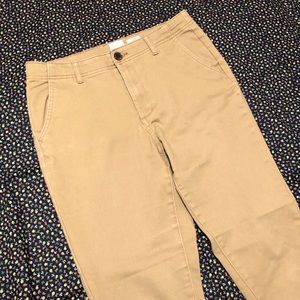 Straight Leg, Stretch Khaki Pants